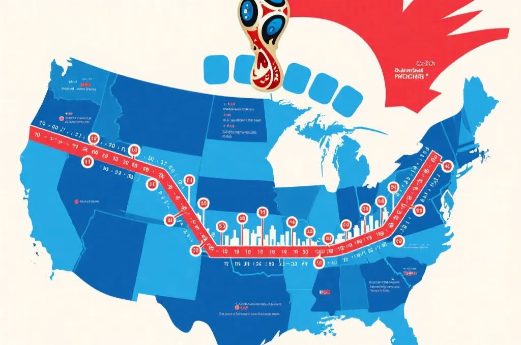 2026世界杯直播北美完整赛程怎么追？亚洲时区观赛地图一看就懂，熬夜还是早起全安排