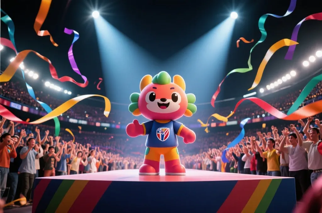 2026世界杯吉祥物最终亮相的舞台发布场景